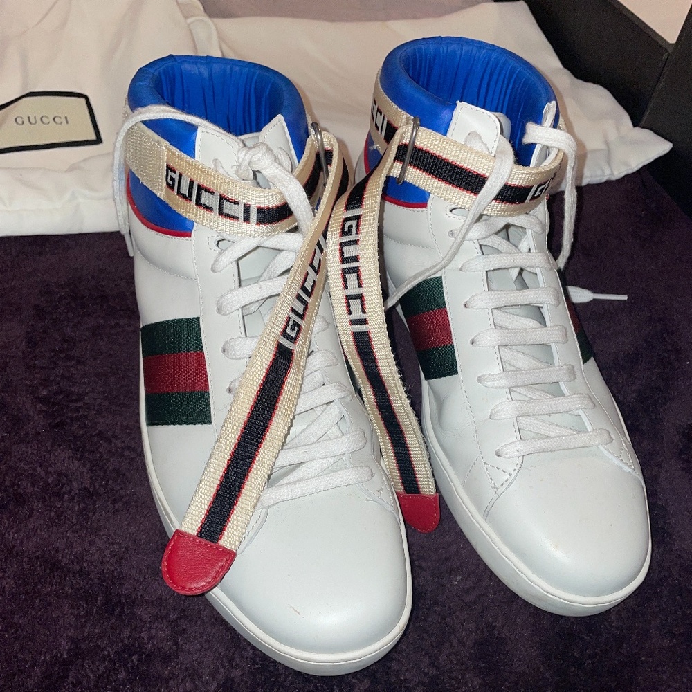 Gucci High Top Sneakers - Hardly worn